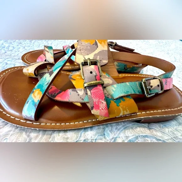Patricia Nash fort bloom fidella sandals - Picture 1 of 15
